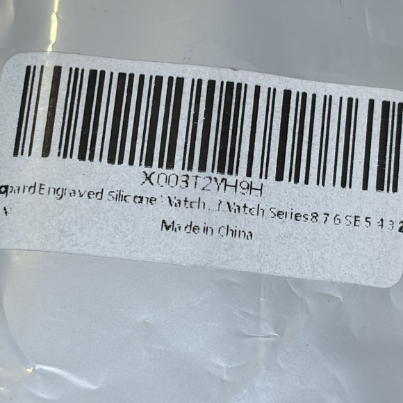 Leopard Engraved Bands for Apple Watch Band 40mm 38mm 41mm - Picture 12 of 12